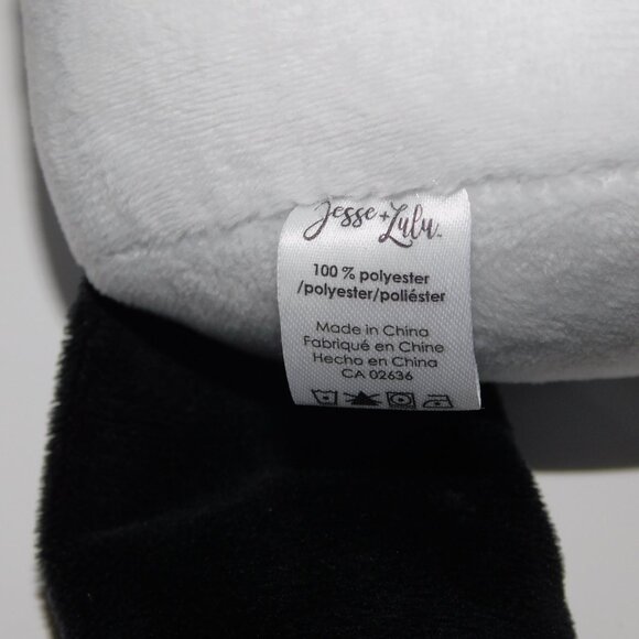 Jesse + Lulu Black White 11" Plush stuffed French Bulldog Frenchie dog baby Toy - Picture 4 of 4